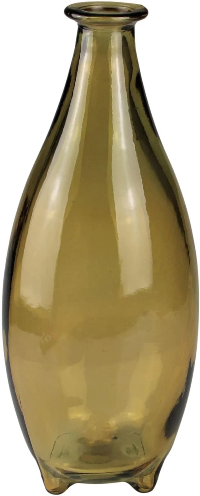 AM DESIGN Dekovase Strahlende gelbe Vase aus Glas