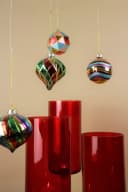 AM Design Weihnachtsbaumkugel Weihnachtsdeko Christbaumschmuck Glas 12 St Handdekoriert Mundgeblasen Bild 1