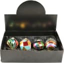 AM Design Weihnachtsbaumkugel Weihnachtsdeko Christbaumschmuck Glas 12 St Handdekoriert Mundgeblasen Bild 3
