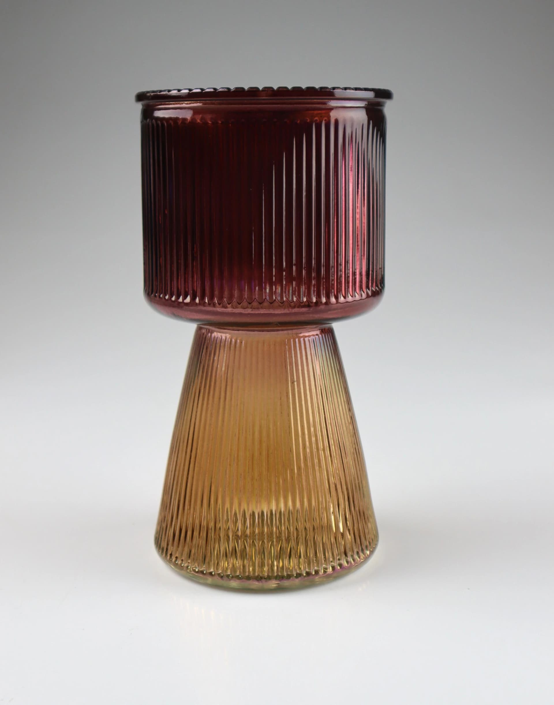 Windlicht AM DESIGN Glas Braun Kerzenhalter 4er Set