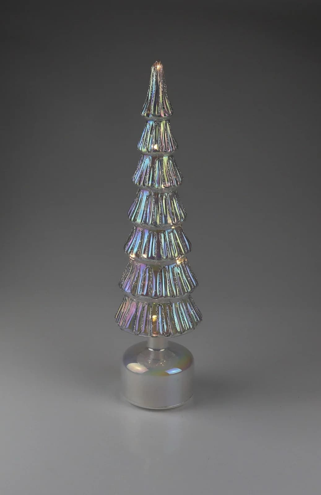 AM Design LED Tannenbaum Glas Klar 41cm