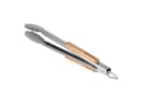 BURNHARD Grillzange 45 cm Edelstahl Akazienholz Grillzange Bild 3