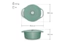 Springlane Bräter Cocotte 6L Mint Gusseisen emailliert Bild 1