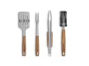 BURNHARD® Grillbesteck-Set 4-tlg. Akazienholz & Edelstahl Bild 2