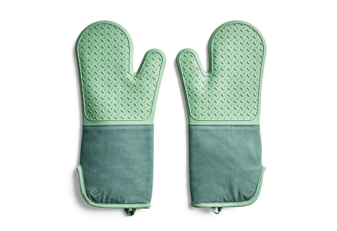 Springlane Topfhandschuhe 2-tlg. Mint Silikon Baumwolle - Bild 2