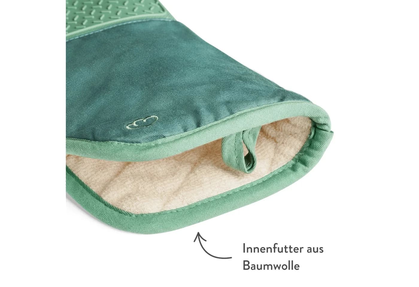 Springlane Topfhandschuhe 2-tlg. Mint Silikon Baumwolle - Bild 5
