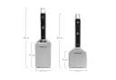 BURNHARD® Grillbesteck-Set 2-tlg. Edelstahl Schwarz/Silber Bild 1