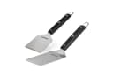 BURNHARD® Grillbesteck-Set 2-tlg. Edelstahl Schwarz/Silber Bild 2