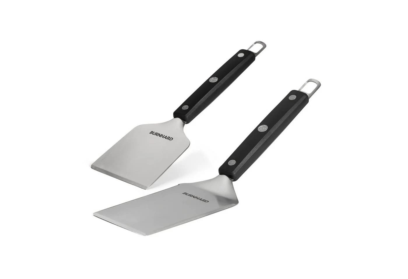 BURNHARD® Grillbesteck-Set 2-tlg. Edelstahl Schwarz/Silber - Bild 2