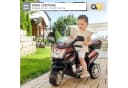 Actionbikes Motors Elektro-Kinderdreirad C051 Schwarz/Rot/Silber mit Soundmodul Bild 4