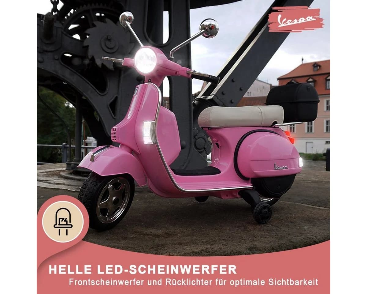 Actionbikes Motors Kinder-Elektroroller Vespa PX150 Design - Bild 5
