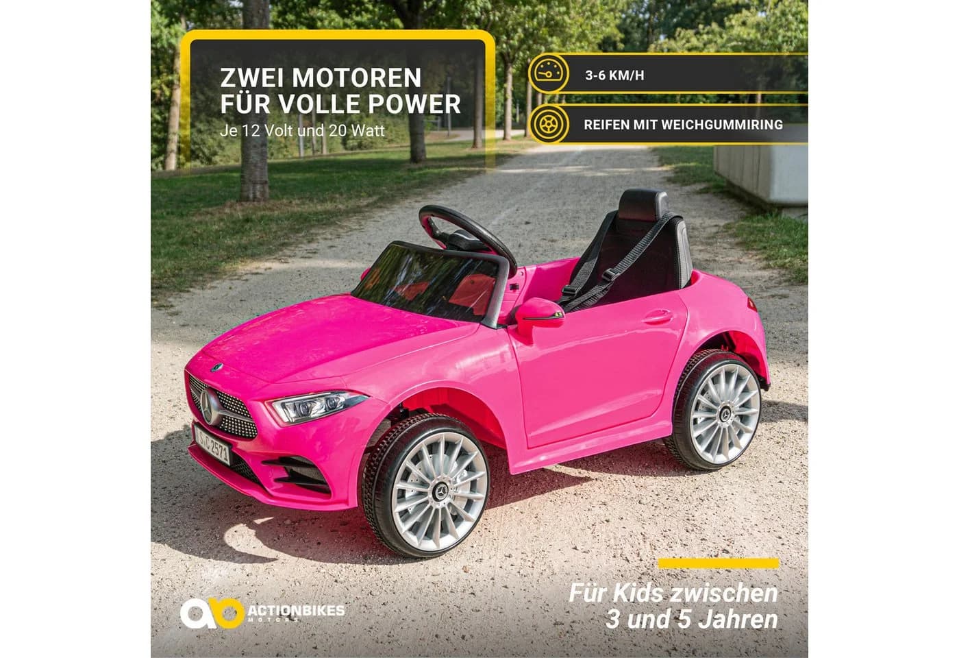 Actionbikes Motors Elektro-Kinderauto Mercedes CLS 350 Coupé Lizenziert