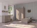 Kleiderschrank YUNY BY PAIDI "BROTHER STU" Taupe Bild 1