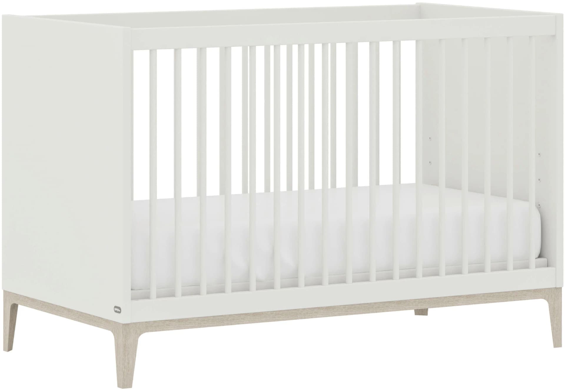 PAIDI Babybett CUTIE LEA Off-White 4-fach höhenverstellbar