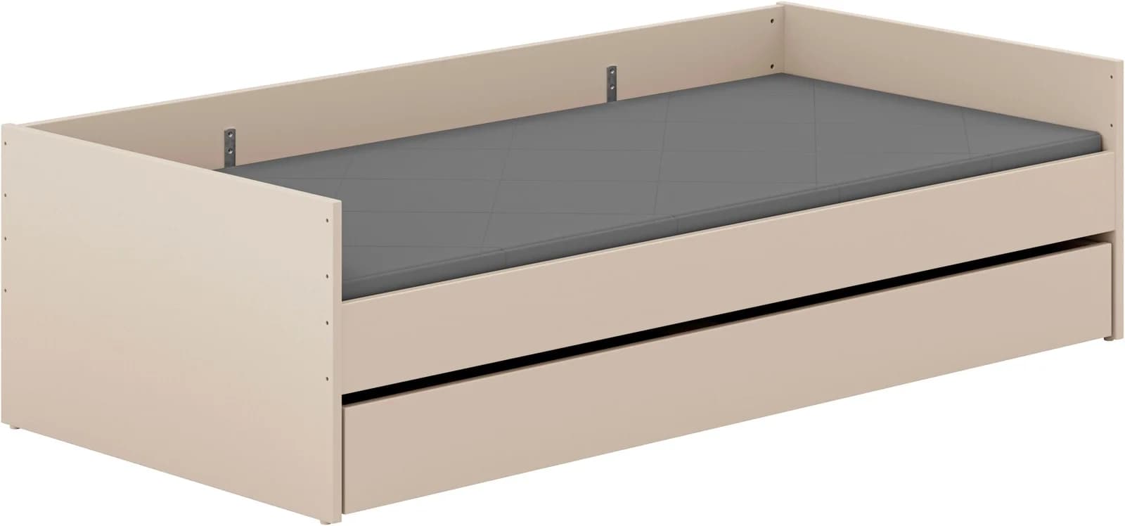 Kinderbett YUNY BY PAIDI Hazel Beige mit Bettkasten