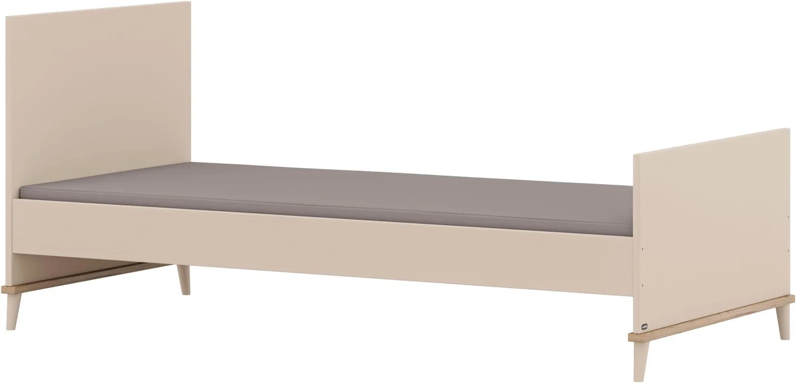 YUNY BY PAIDI Kinderbett Hazel Beige Modernes Jugendbett