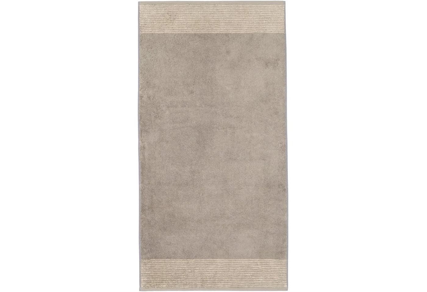 Cawö Handtuch Luxury Home Two-Tone 590 Braun 100% Baumwolle