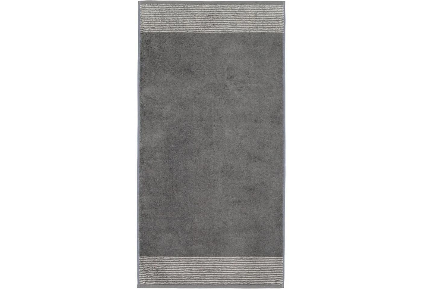 Cawö Handtuch Luxury Home Two-Tone 590 Grau 100% Baumwolle - Bild 3