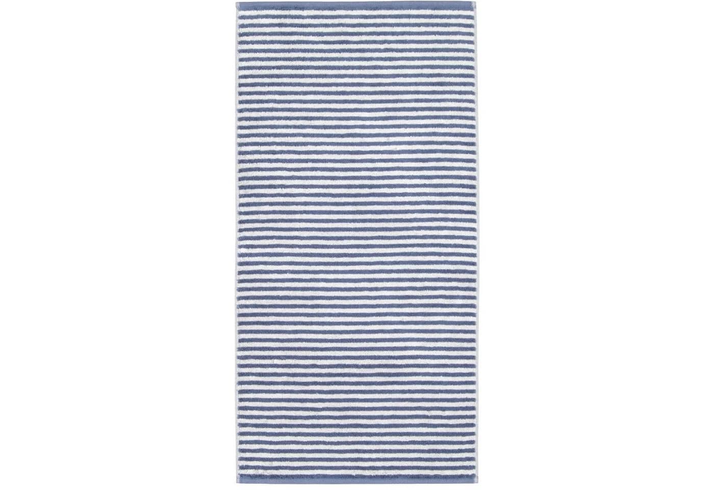 Cawö Handtuch Campus Ringel 955 100% Baumwolle Blau Streifen