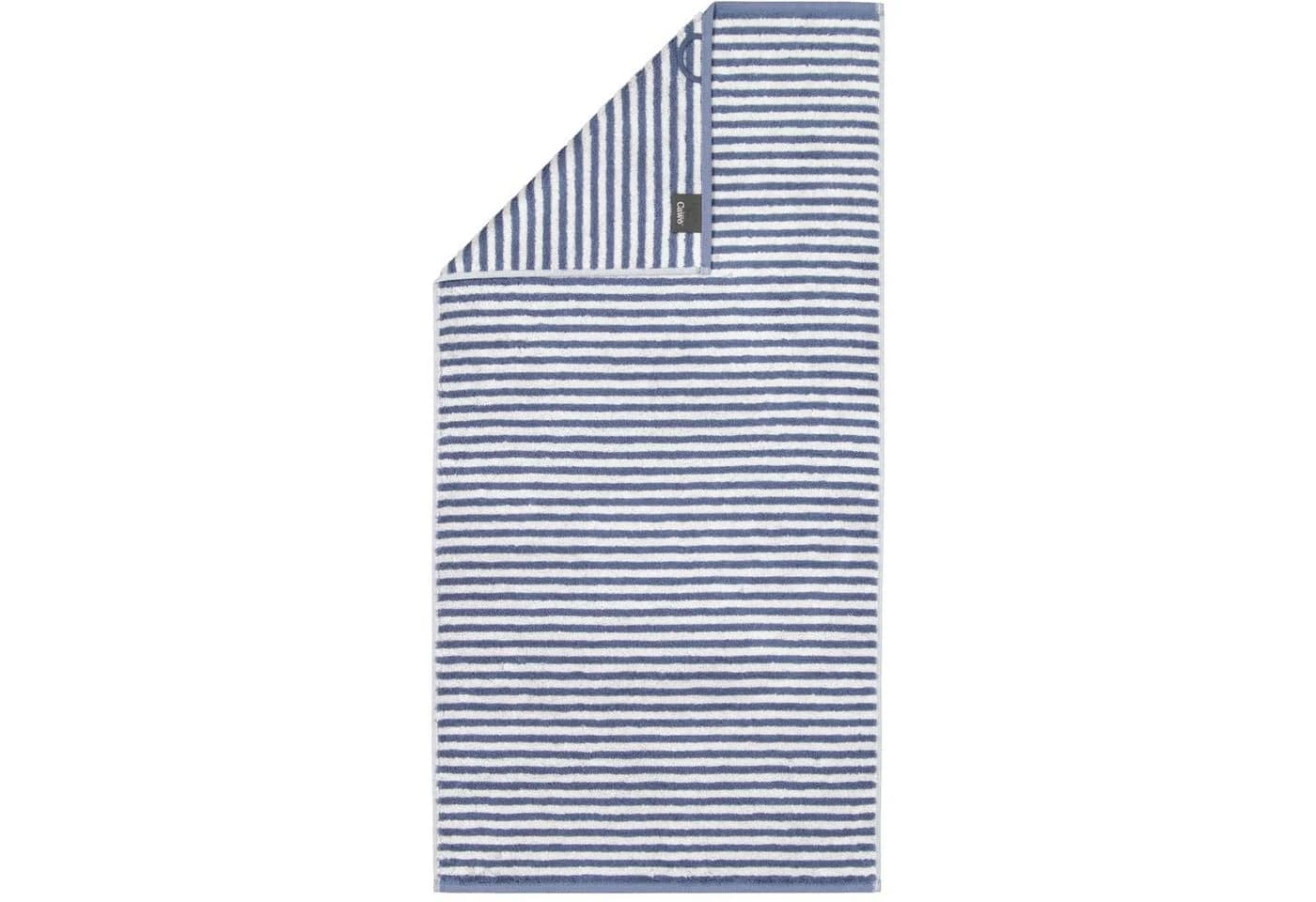 Cawö Handtuch Campus Ringel 955 100% Baumwolle Blau Streifen - Bild 2
