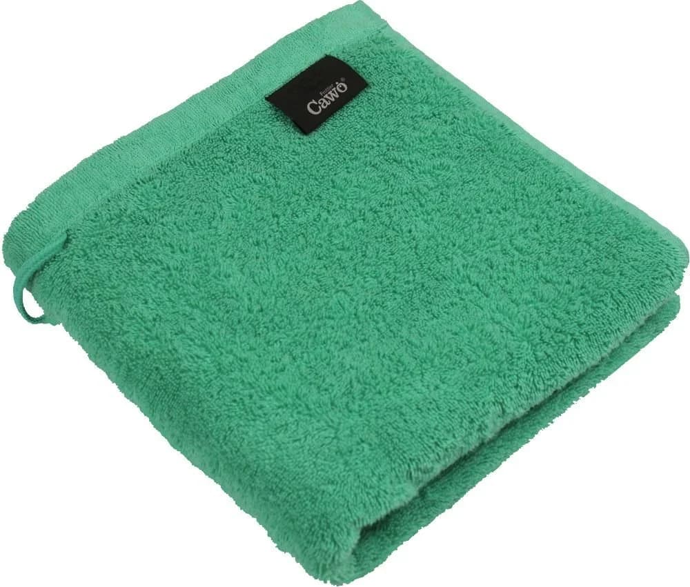 Cawö Handtuch Lifestyle Uni Grün Frottee - Bild 2