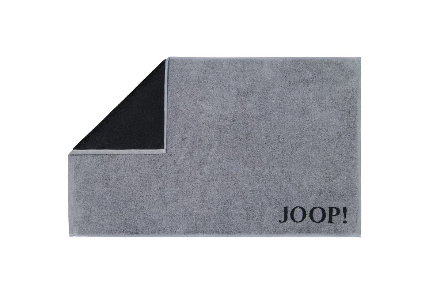 JOOP! Badematte Classic Doubleface Anthrazit Schwarz 100% Baumwolle - Bild 2