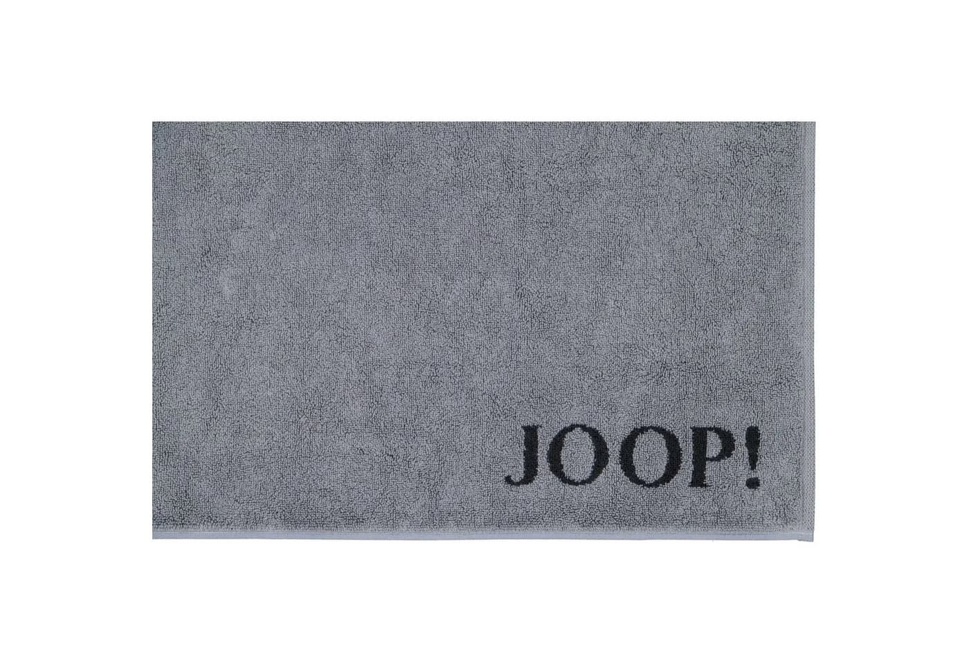 JOOP! Badematte Classic Doubleface Anthrazit Schwarz 100% Baumwolle - Bild 3