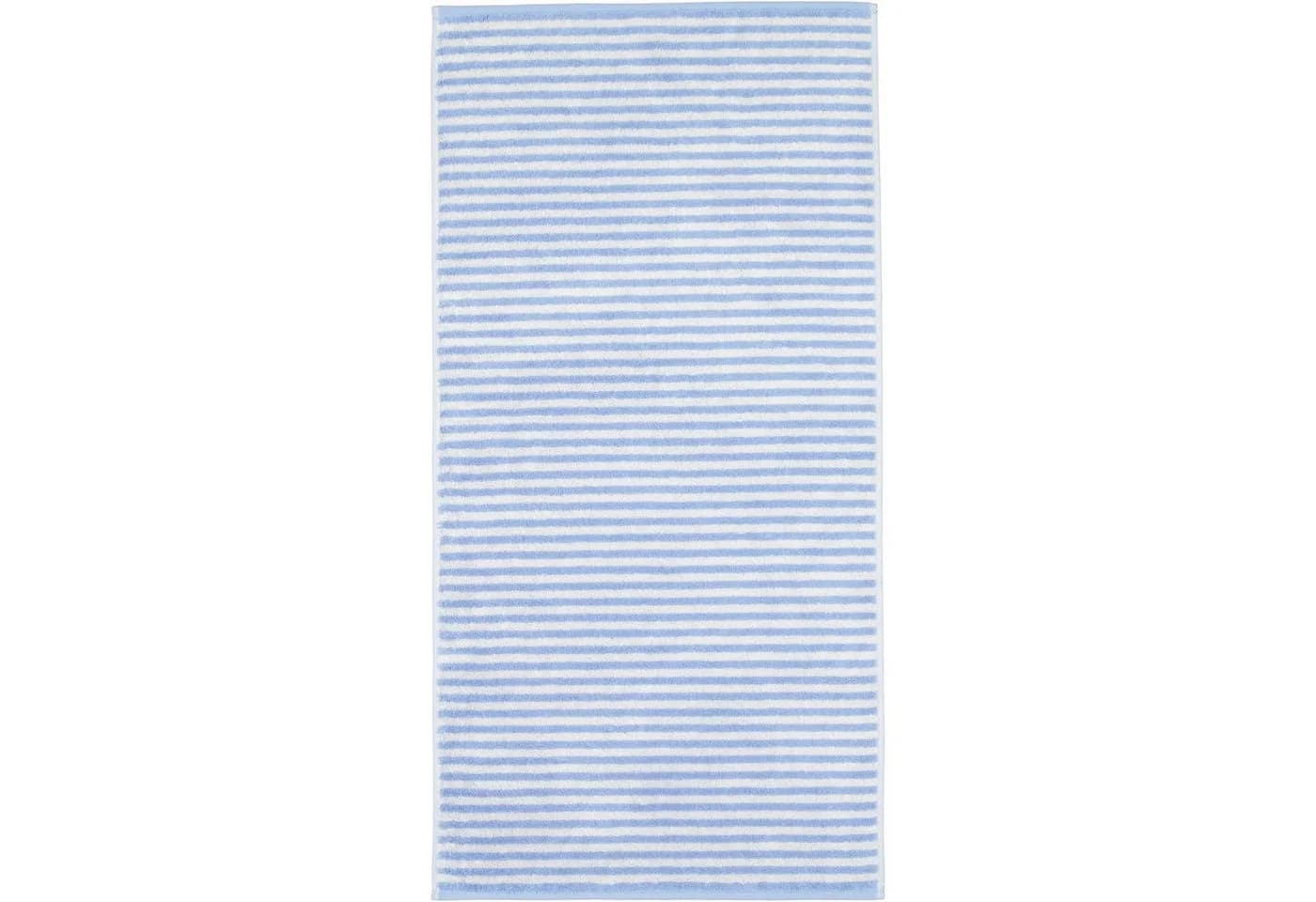 Cawö Handtuch Campus Ringel 955 100% Baumwolle Blau Gestreift