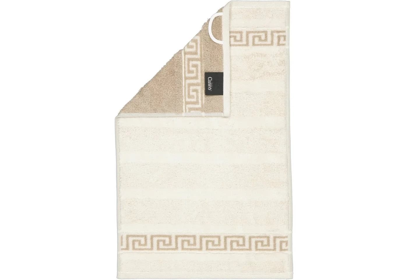Cawö Handtuch Noblesse Duo Wendetuch 100% Baumwolle Beige - Bild 2