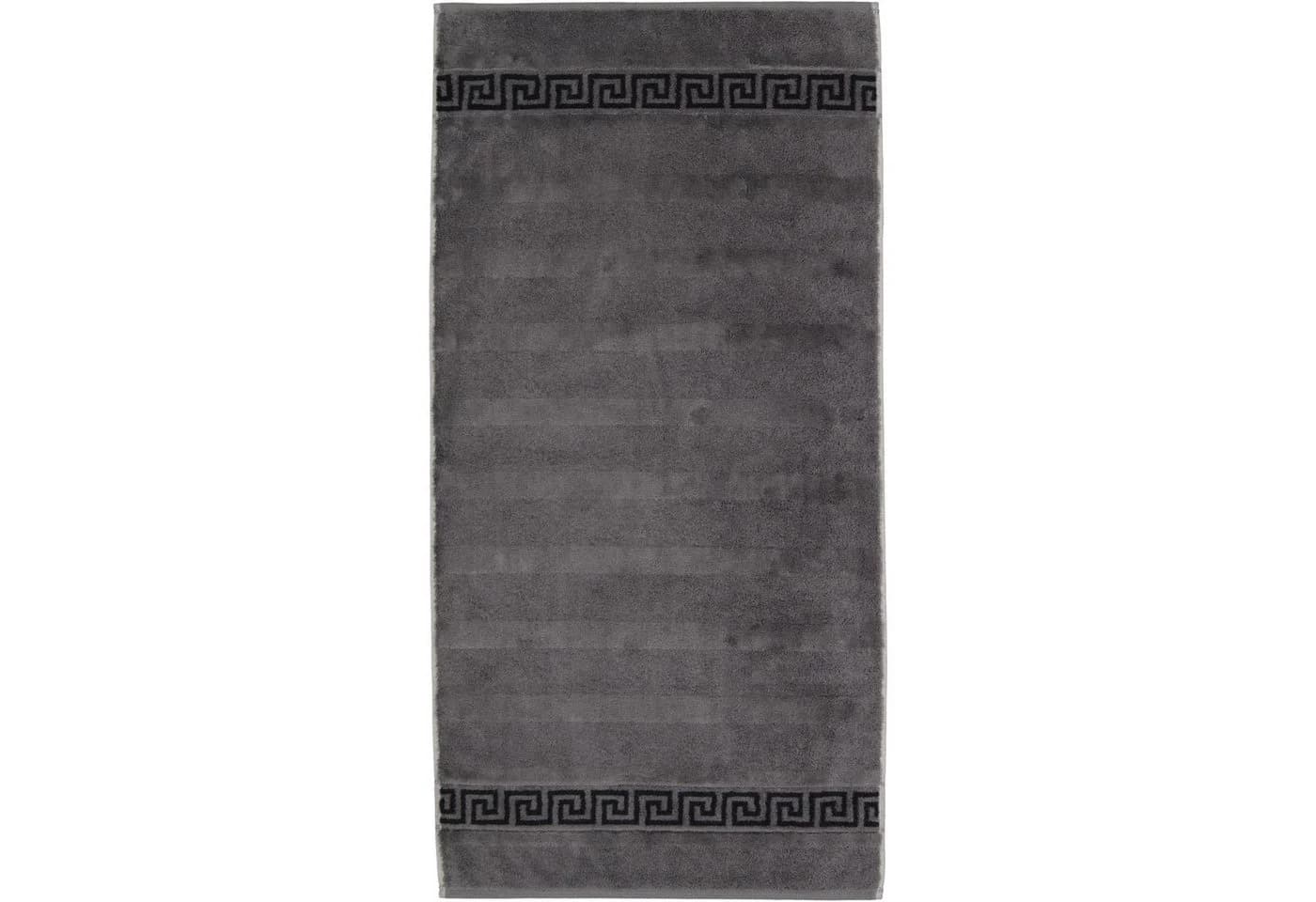 Cawö Handtuch Noblesse Duo 1003 Grau 100% Baumwolle Wendetuch