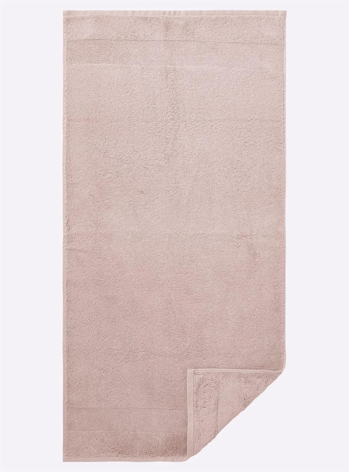 Villeroy & Boch Handtuch Beige Rosa 100% Baumwolle Unifarben