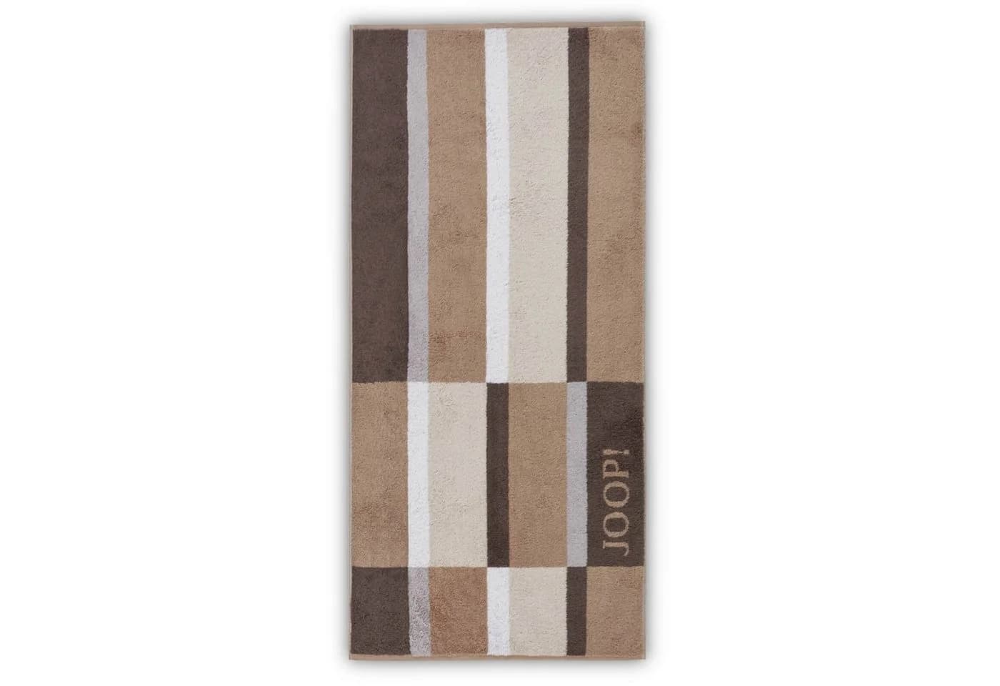 JOOP! Handtuch Shades Sand 1688 33 Walkfrottier Wendeoptik Logo - Bild 2