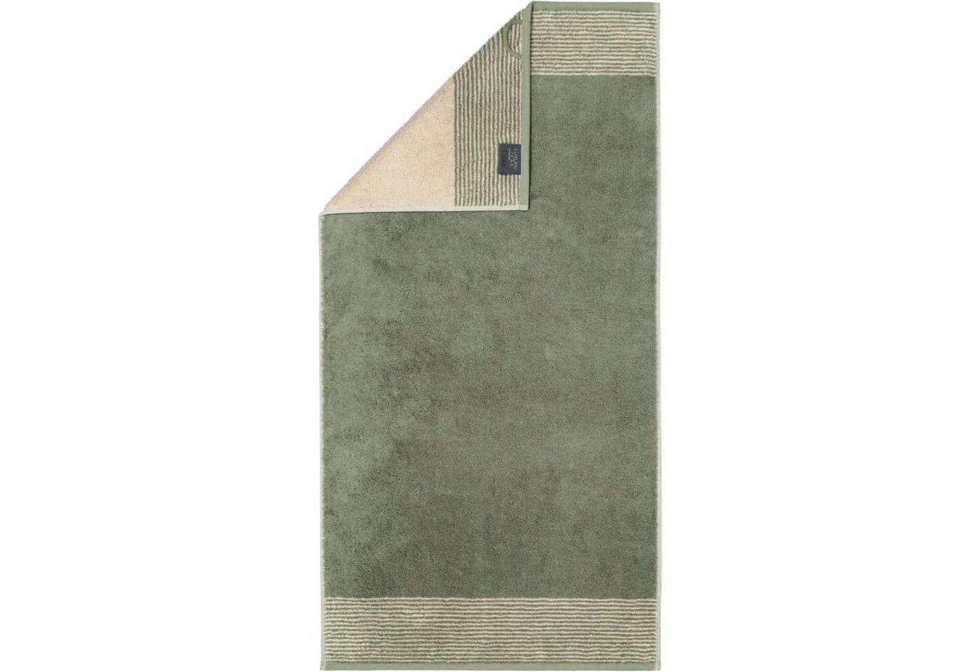 Cawö Handtuch Luxury Home Two-Tone 590 Grün 100% Baumwolle - Bild 5
