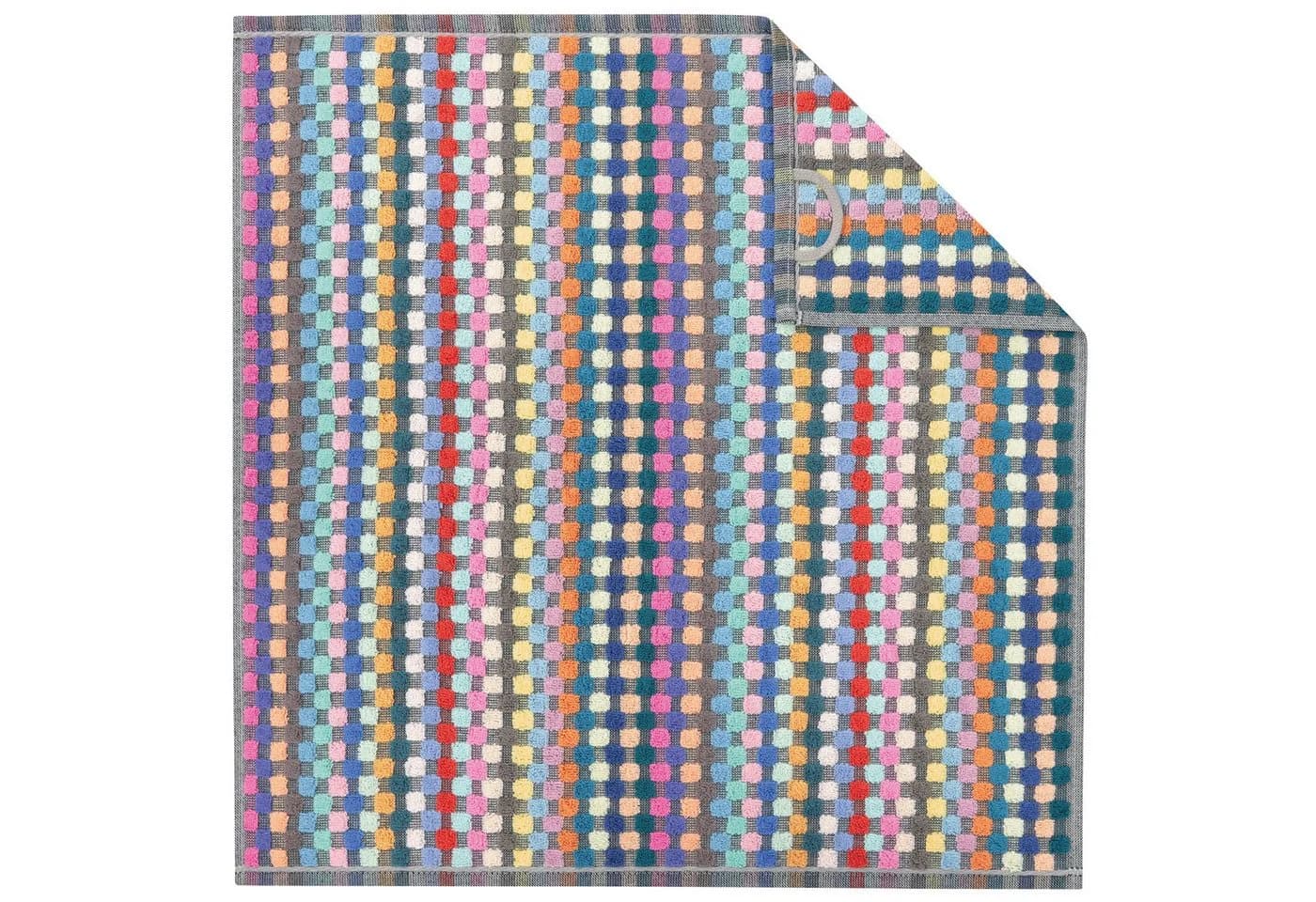 Cawö Geschirrtuch Confetti Karo 2021 Multicolor Frottier - Bild 2