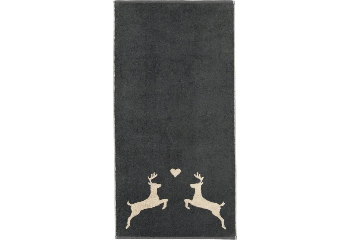 Cawö Handtuch Alpenchic Edition Hirsche 6228 100% Baumwolle