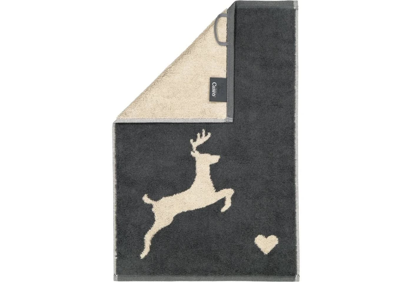 Cawö Handtuch Alpenchic Edition Hirsche 6228 100% Baumwolle - Bild 2