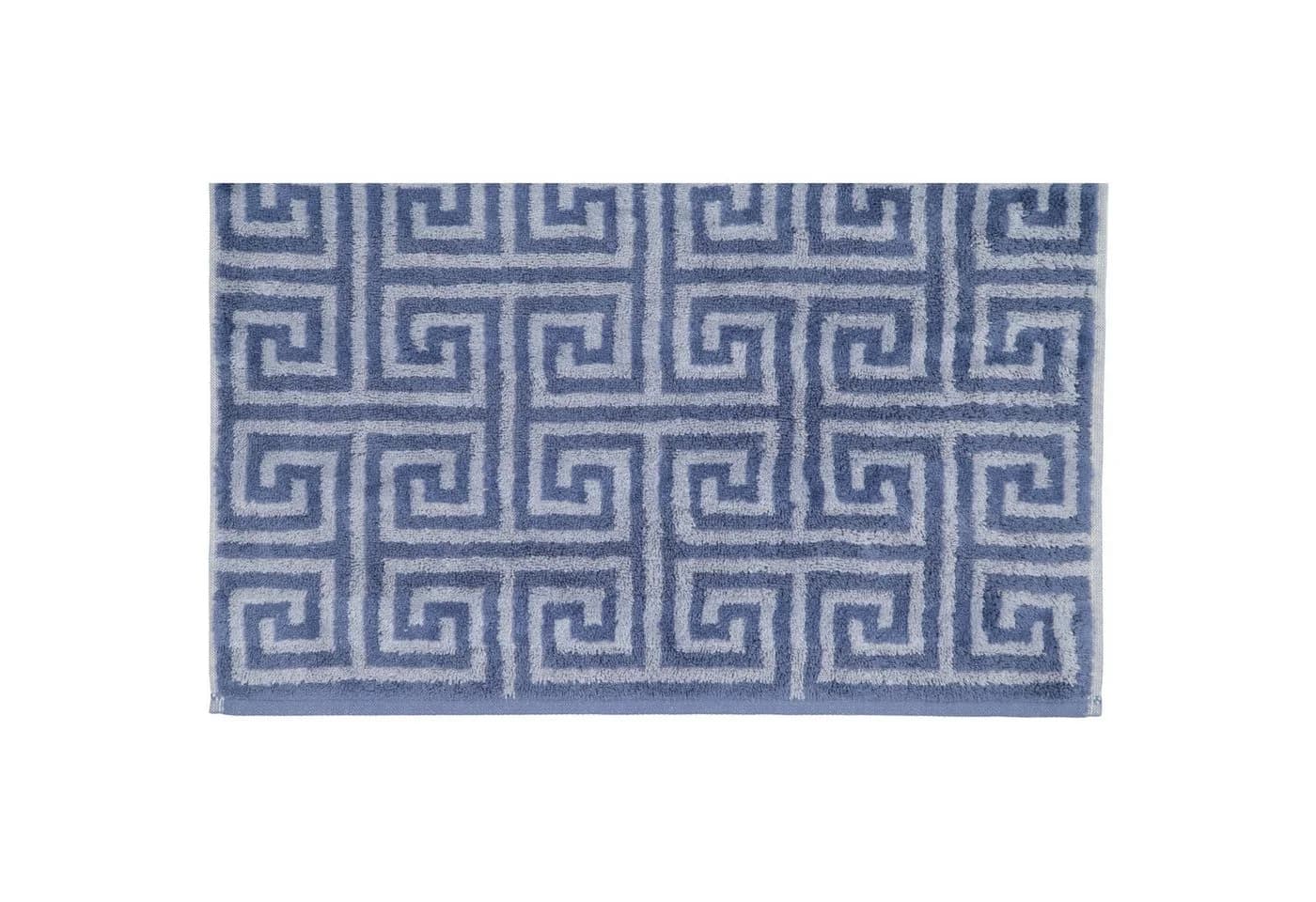 Cawö Handtuch Noblesse Elegance Allover Blau 100% Baumwolle - Bild 3