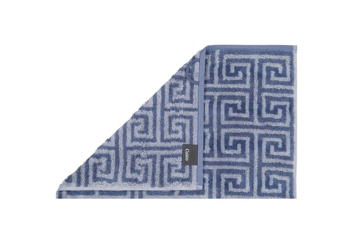 Cawö Handtuch Noblesse Elegance Allover Blau 100% Baumwolle - Bild 4
