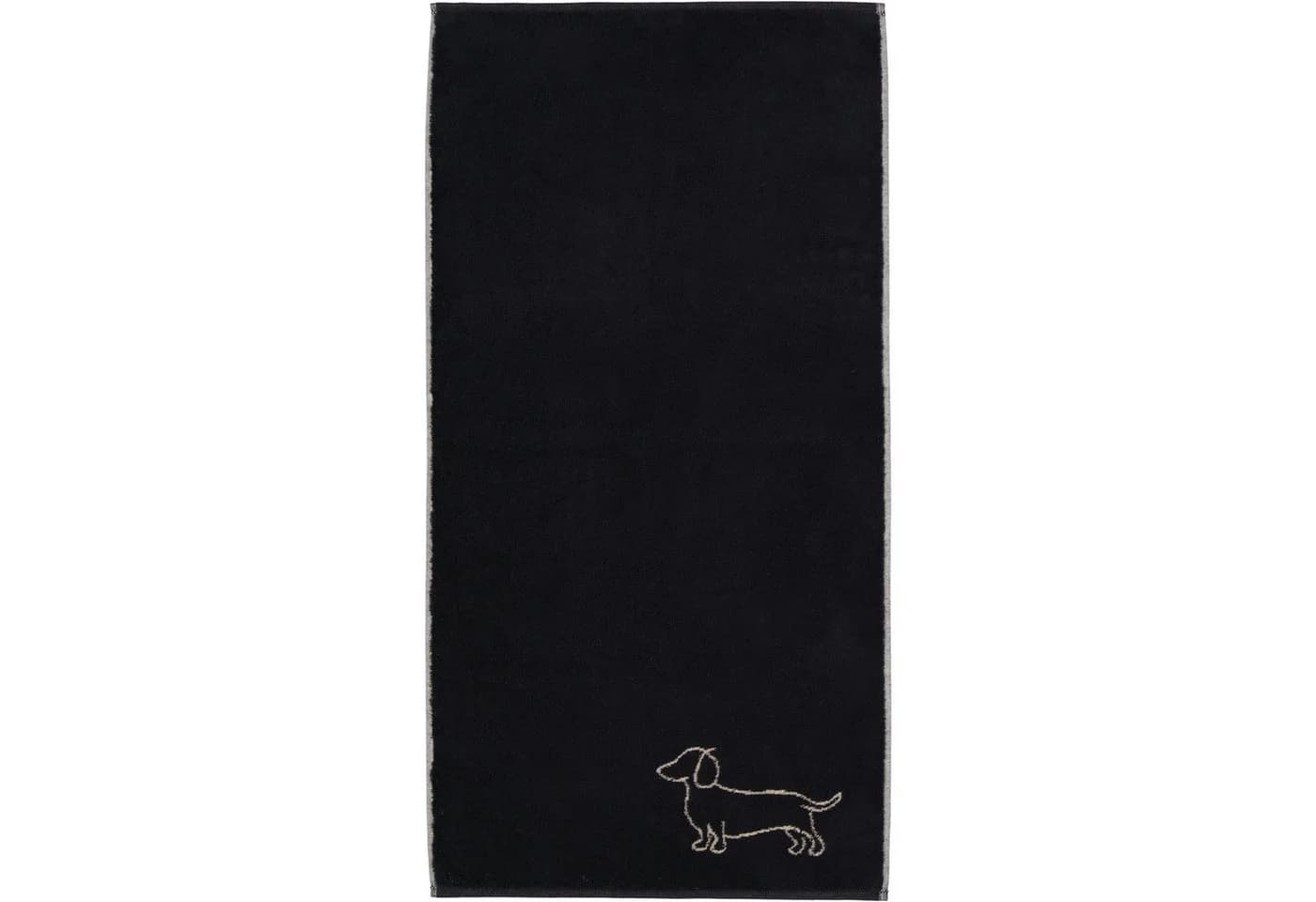 Cawö Handtücher WE LOVE DOGS Companion 6248 Schwarz/Beige 100% Baumwolle - Bild 5