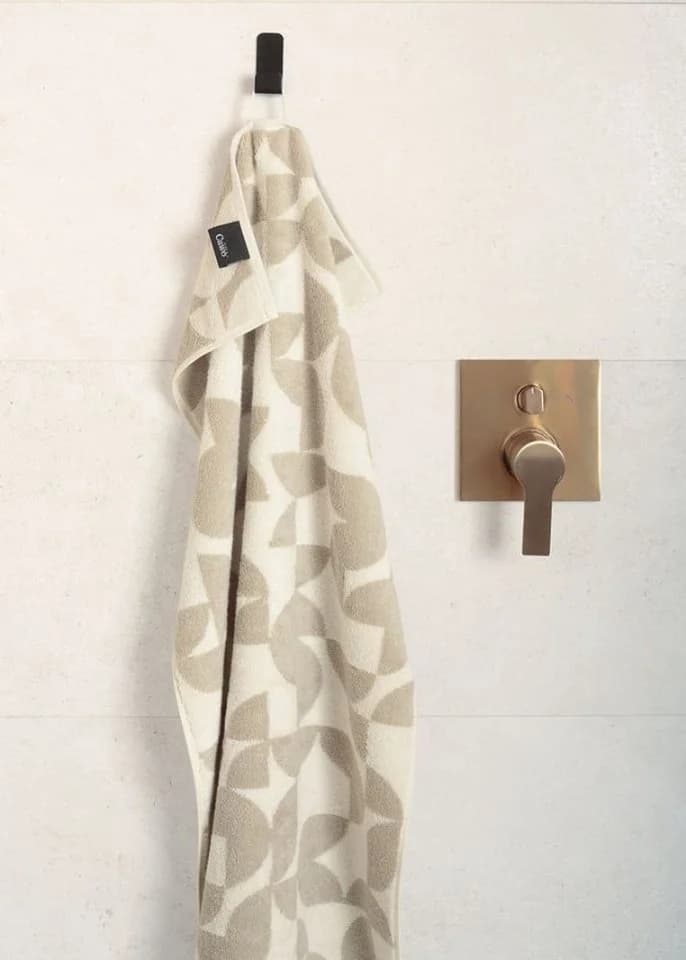 Cawö Handtuch Studio Grafik 6251 Beige 100% Baumwolle