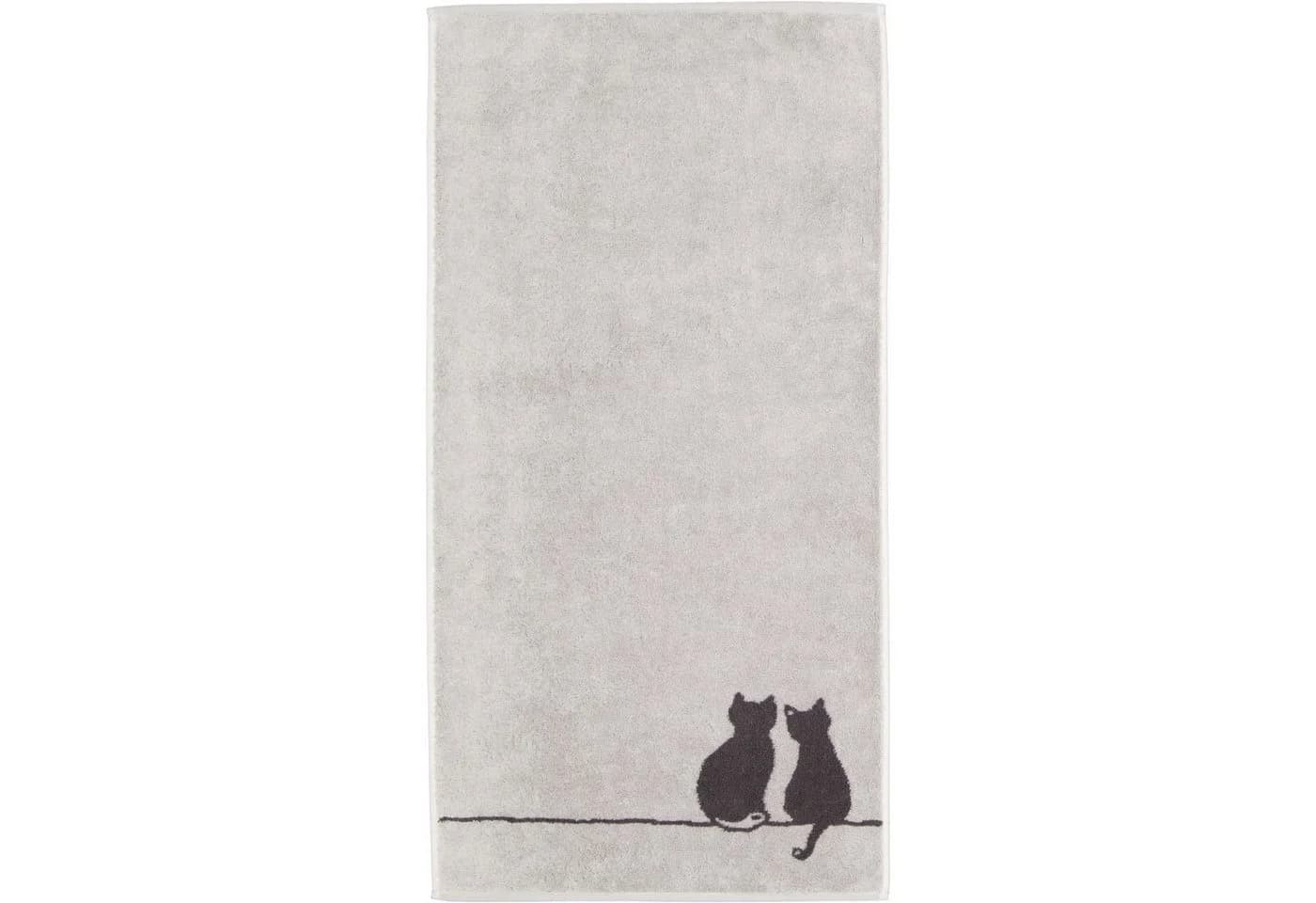 Cawö Handtücher CUTE CATS EDITION 100% Baumwolle Katzenmotiv - Bild 4