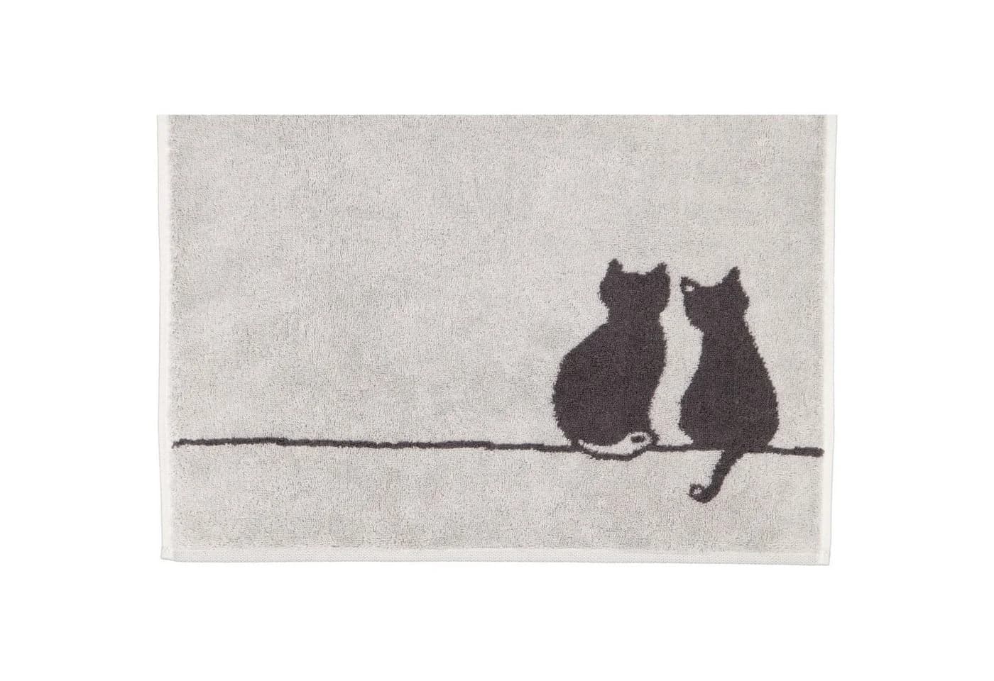 Cawö Handtücher CUTE CATS EDITION 100% Baumwolle Katzenmotiv - Bild 5