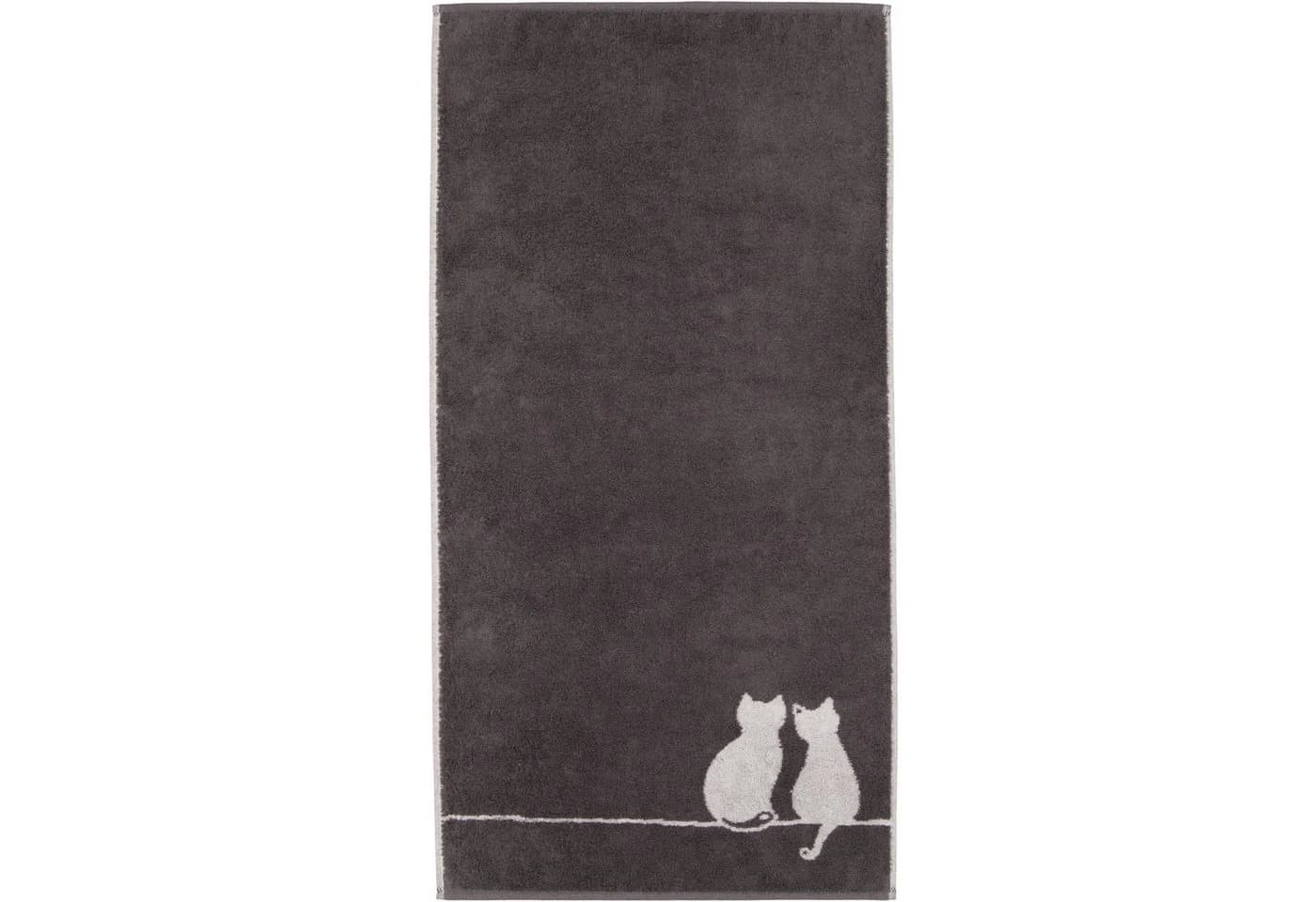 Cawö Handtücher CUTE CATS EDITION Katzenmotiv 100% Baumwolle - Bild 5