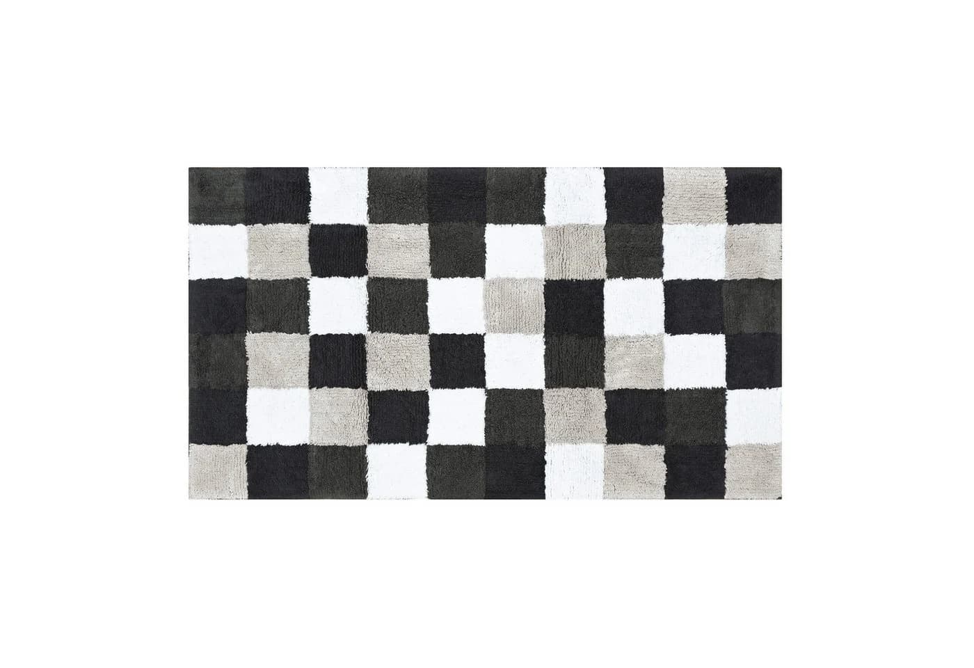 Cawö Home Badematte Square 1011 Grau 100% Baumwolle