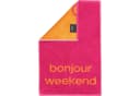 Gästetuch bonjour weekend 100% Baumwolle Bild 2
