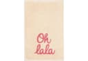 Gästetuch Oh lala Rosa Baumwolle Bild 1