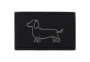 Cawö Badematte We Love Dogs Dackel Schwarz Beige 100% Baumwolle Bild 2