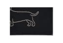 Cawö Badematte We Love Dogs Dackel Schwarz Beige 100% Baumwolle Bild 3