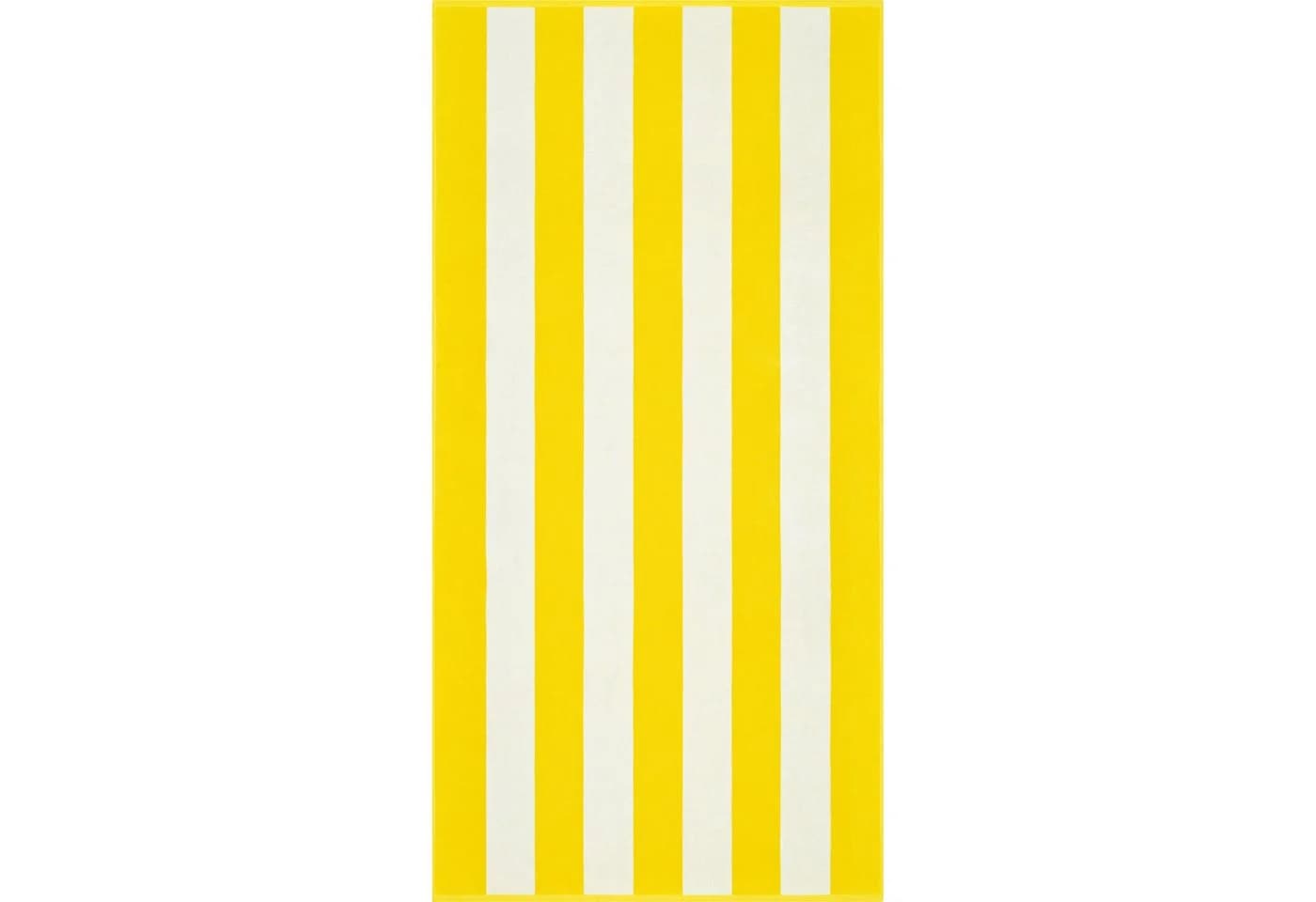 Cawö Home Strandtuch Beach Stripes 5583 Gelb 100% Baumwolle - Bild 2