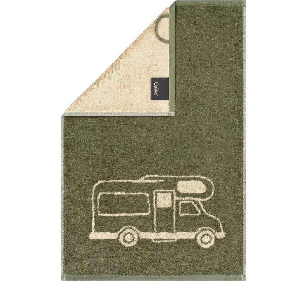 Cawö Gästehandtuch Postcard Towels Camper